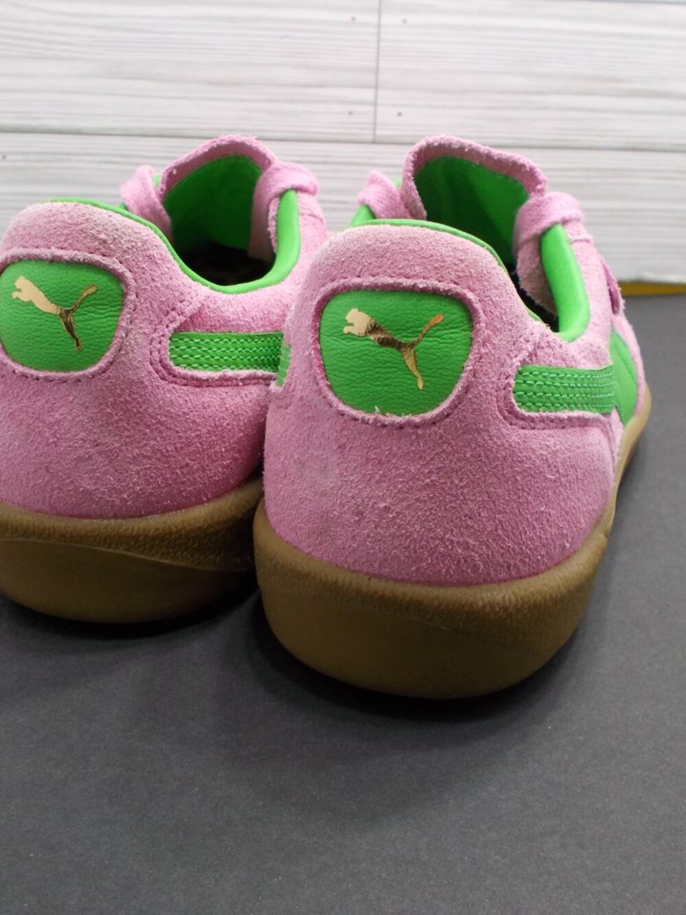 Puma Palermo Pink Suede Shoes 397858-01 Women's 9.5 - Picture 5 of 6
